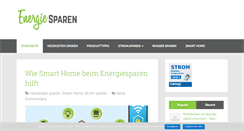 Desktop Screenshot of energiesparen-blog.net