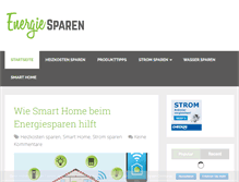Tablet Screenshot of energiesparen-blog.net